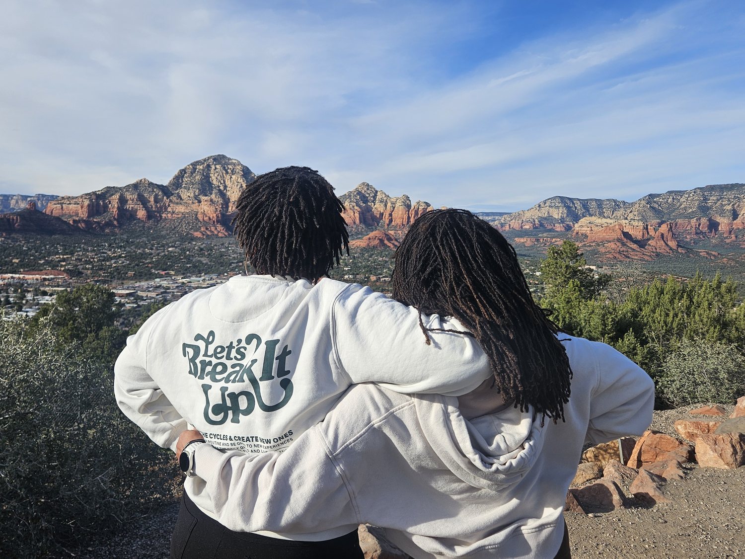 Taking in the red rock views in Sedona