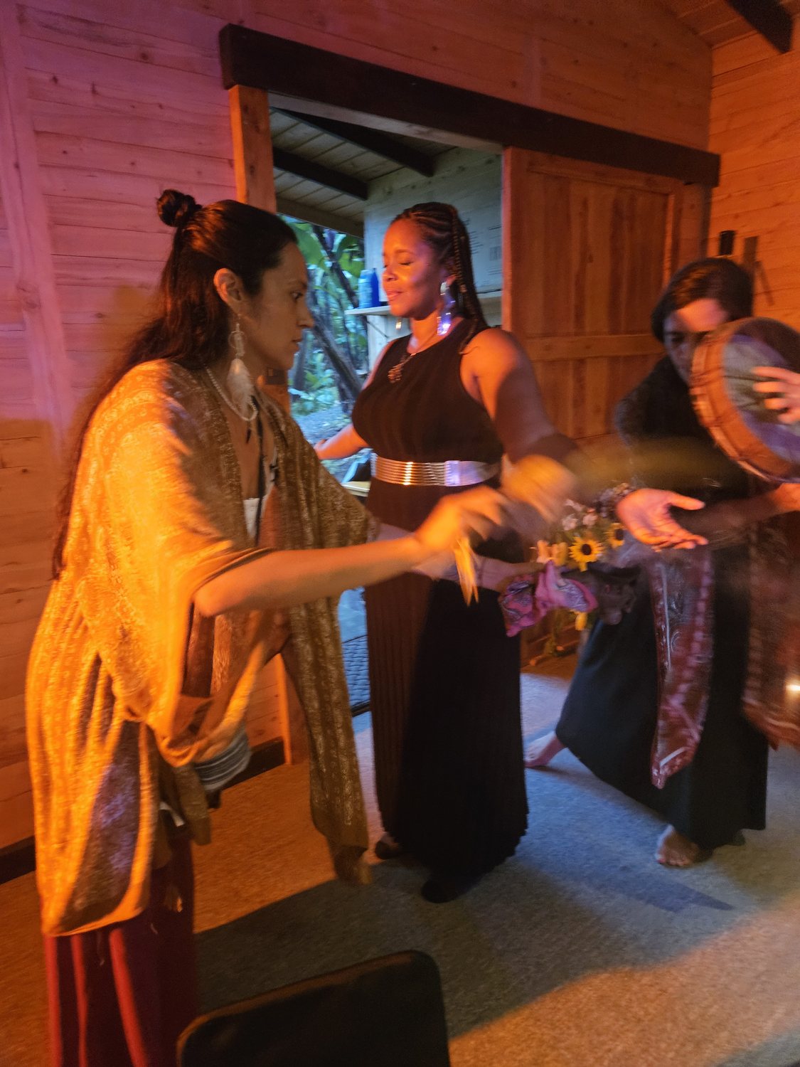 An evening ceremony with music and movement