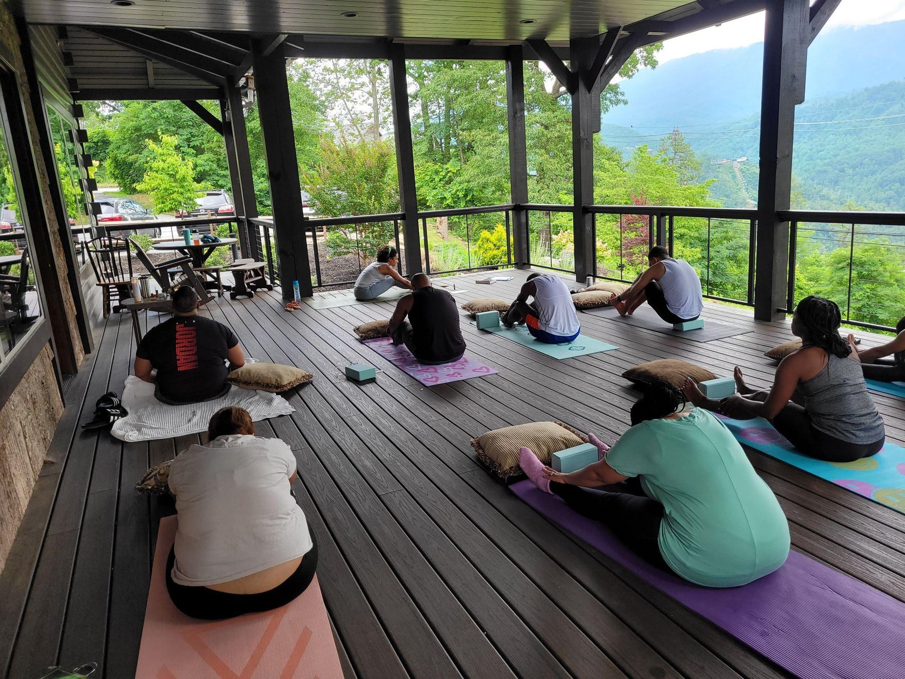 A moment from a Serene Shifts retreat
