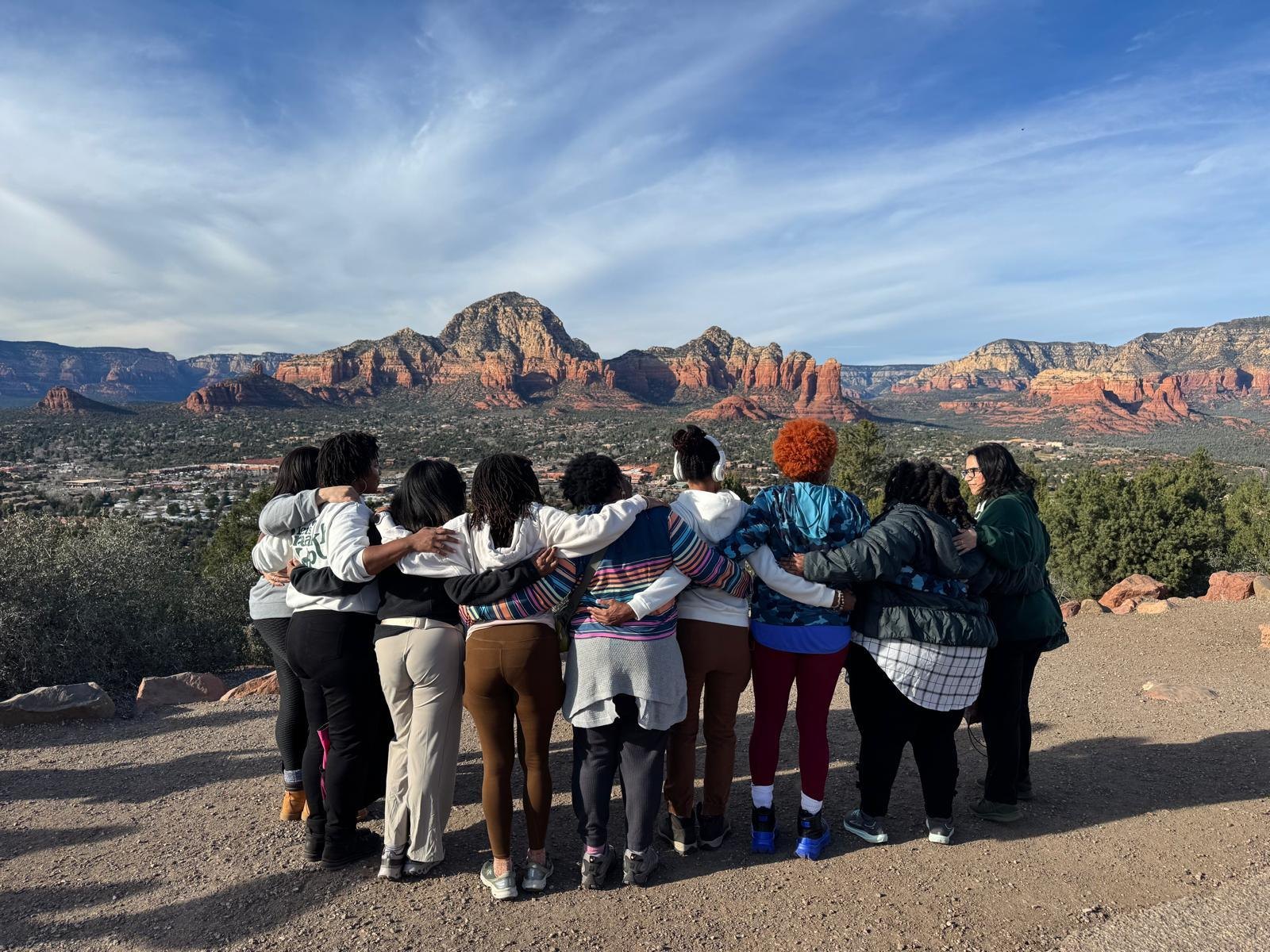 A moment from a Serene Shifts retreat