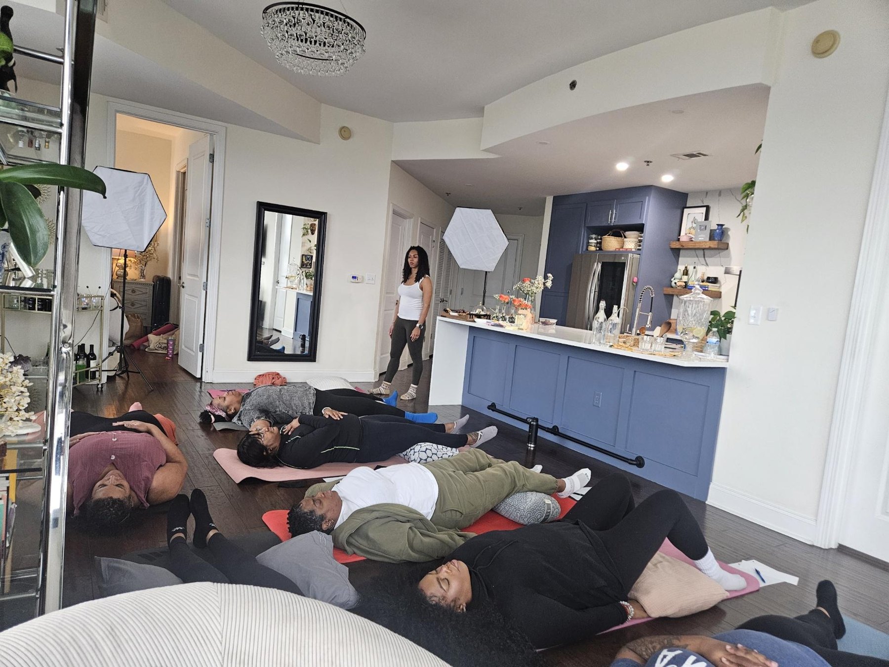 A moment from a Serene Shifts retreat