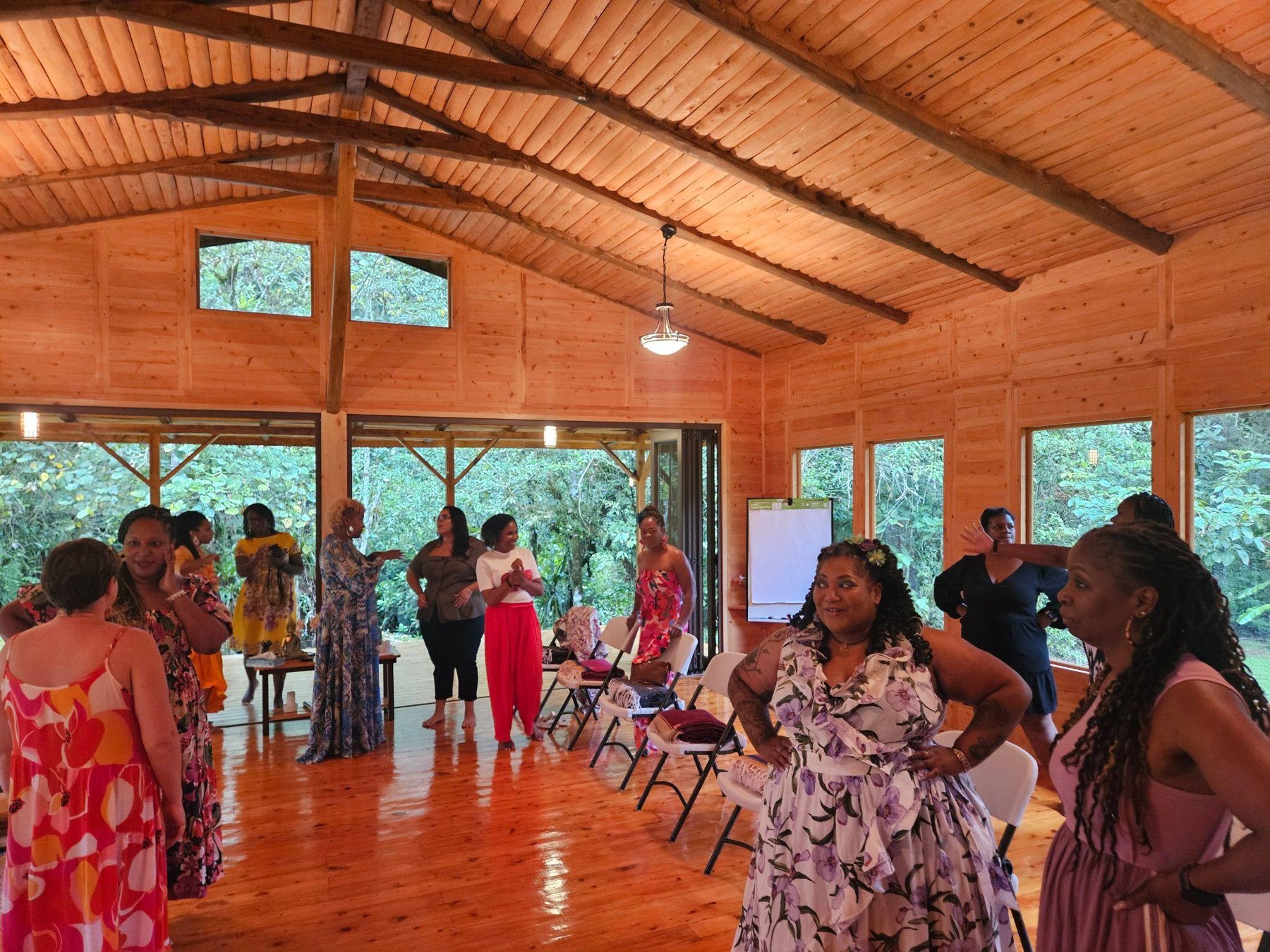 A moment from a Serene Shifts retreat