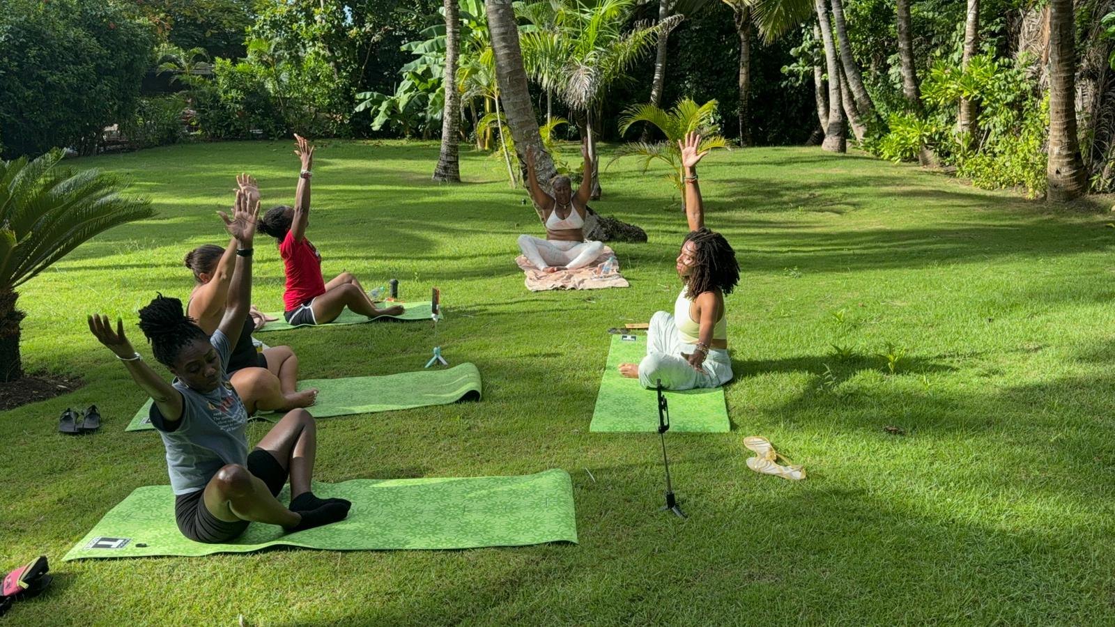 A moment from a Serene Shifts retreat